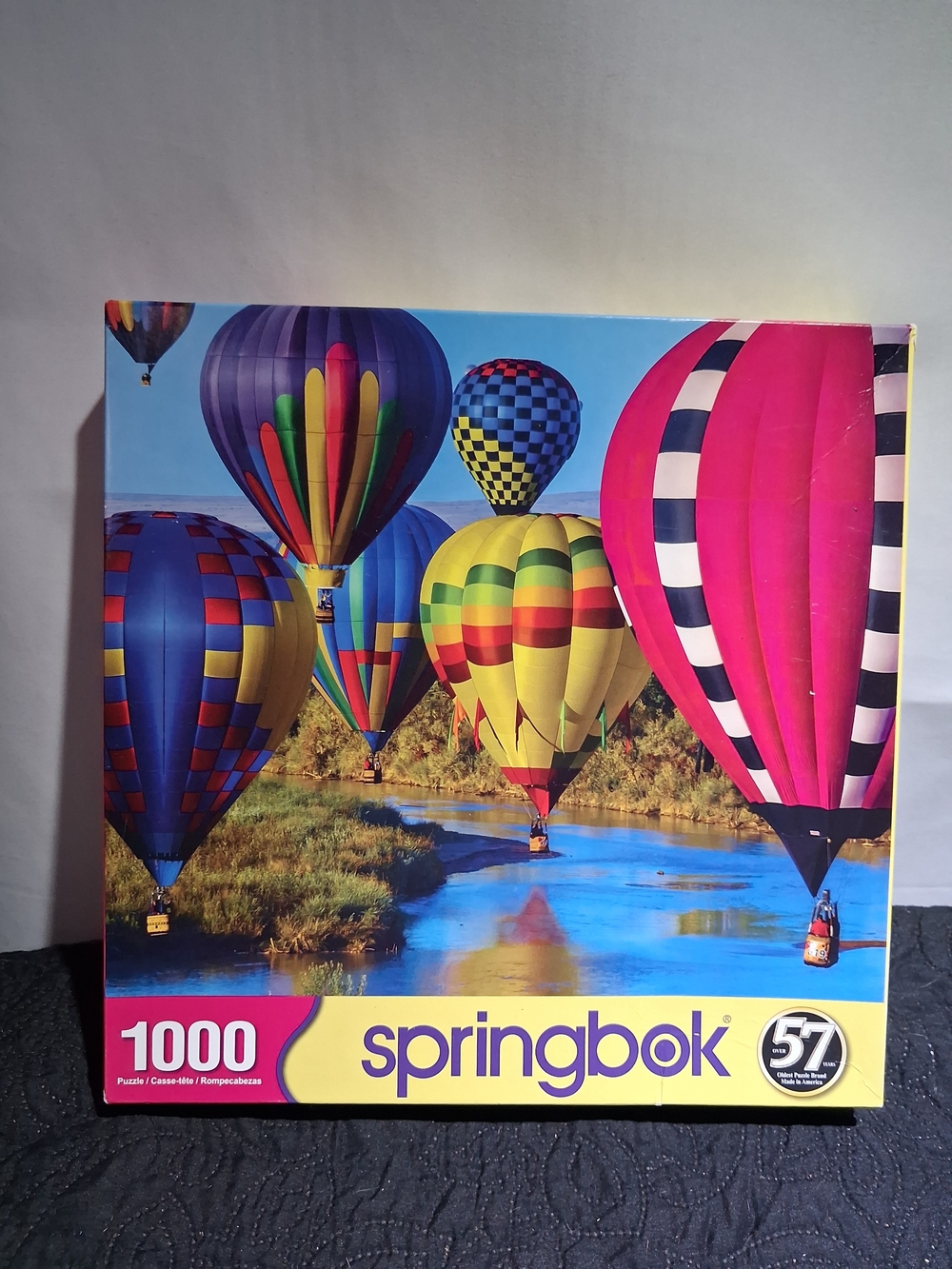 Springbok Hot Air Balloons 1000-Piece Jigsaw Puzzle - Bright Multicolor